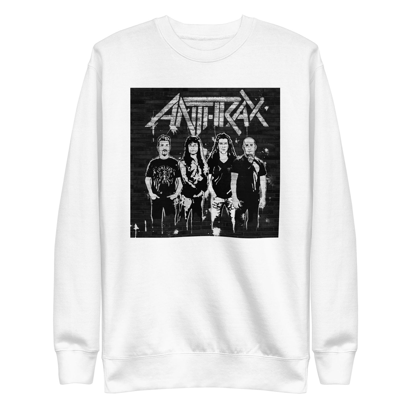 Anthrax  With the Band Sweatshirt Sweatshirt - clothing by TeeHivey.com