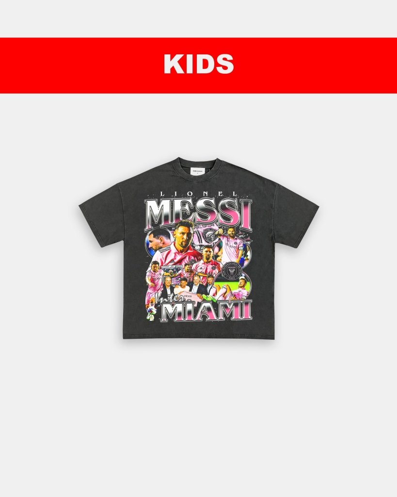 MESSI - INTER MIAMI - KIDS TEE Style001