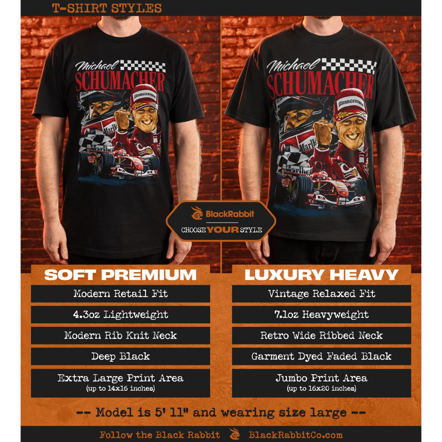 Michael Schumacher 90s Racing Y2K Retro Vintage Unisex Classic T-Shirt