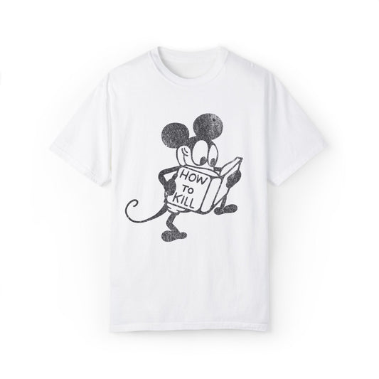 Mickey Mouse How To Kill Vintage T-shirt.