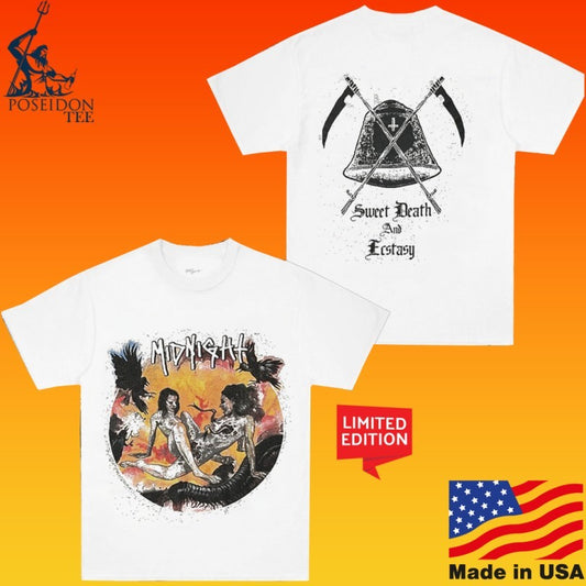 Midnight Sweet Death And Ecstasy Baseball T-shirt