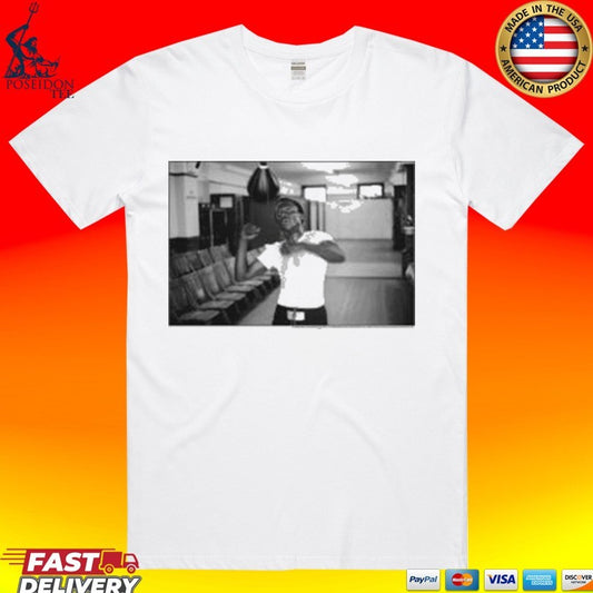 Miles Davis Md100 Black & White Boxing Portrait T-shirt