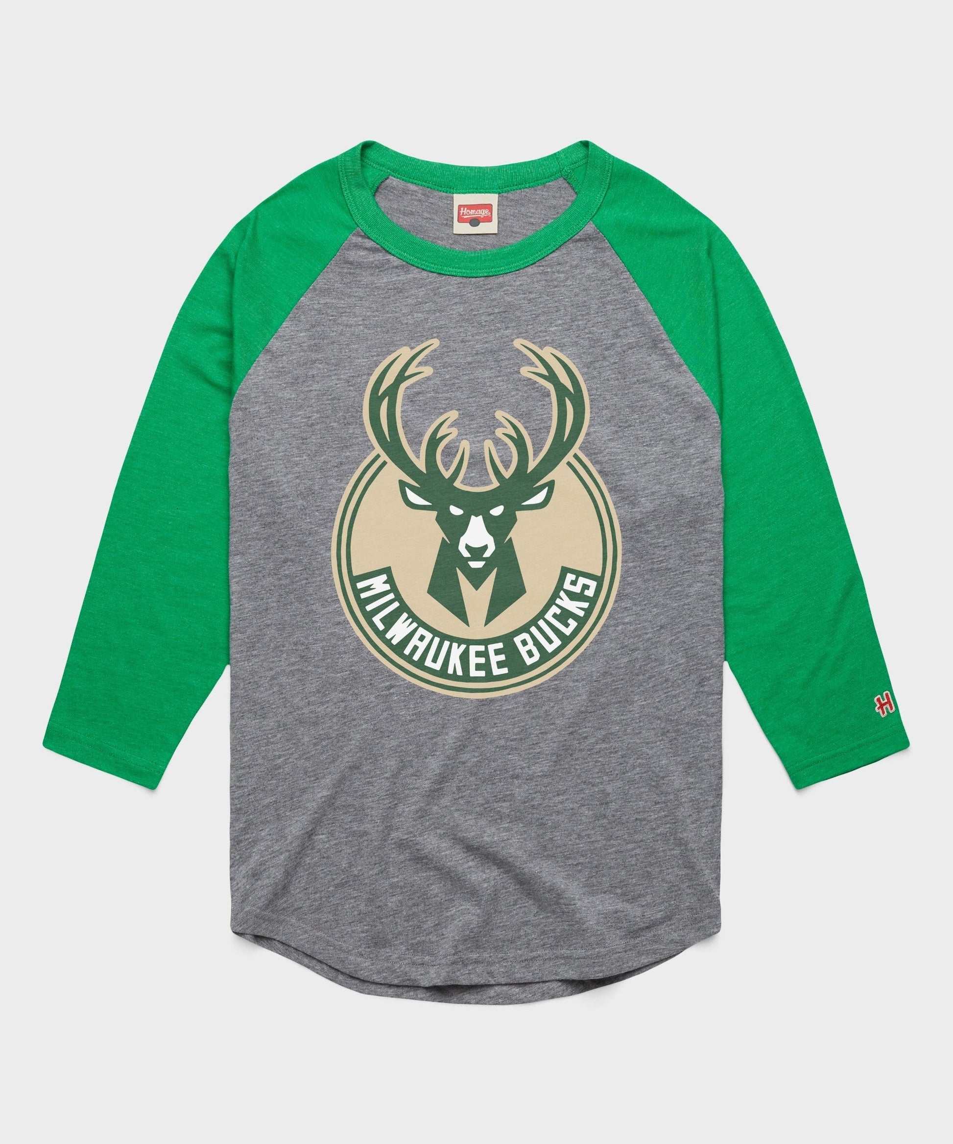Milwaukee Bucks Logo Raglan