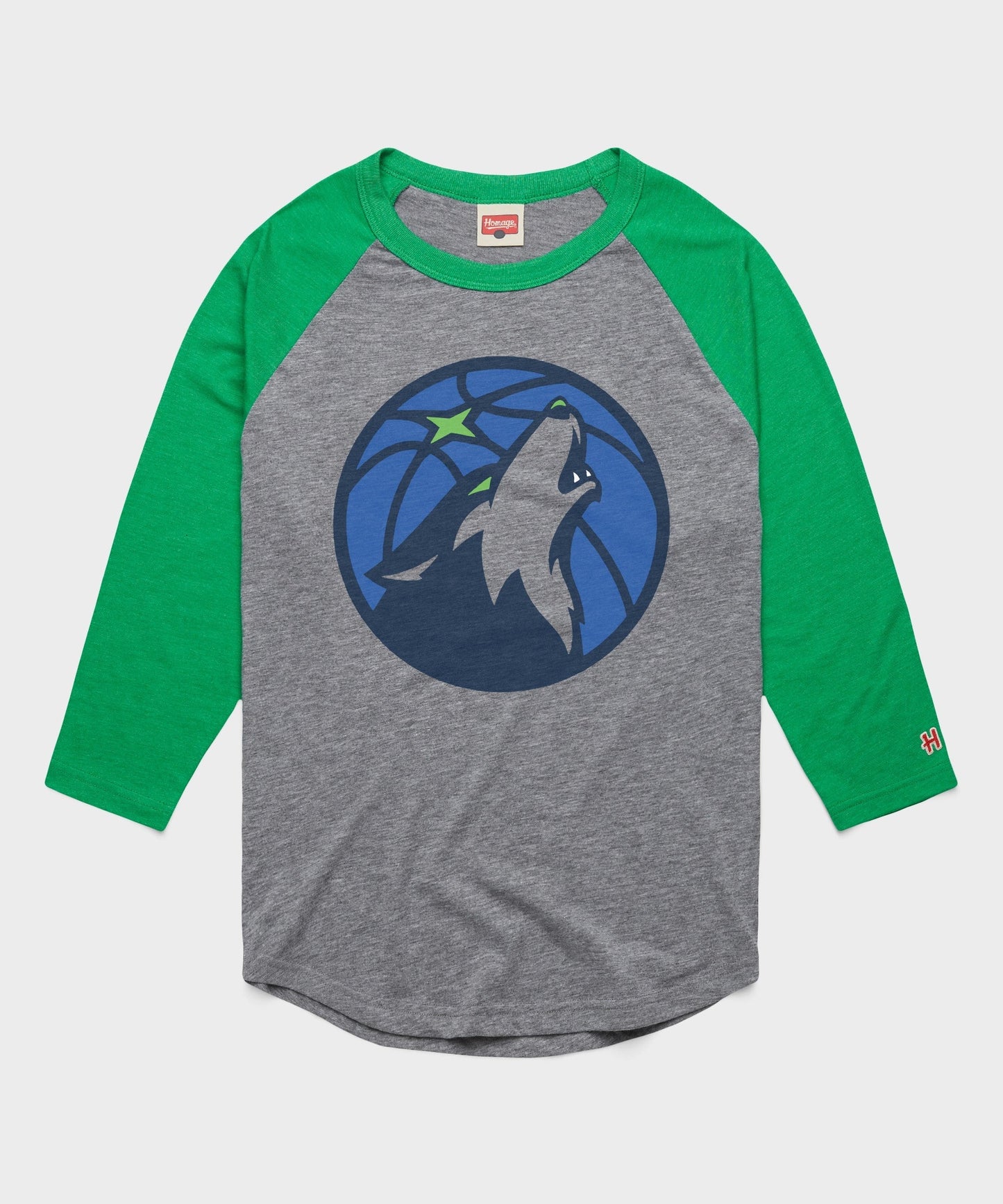Minnesota Timberwolves Logo Raglan