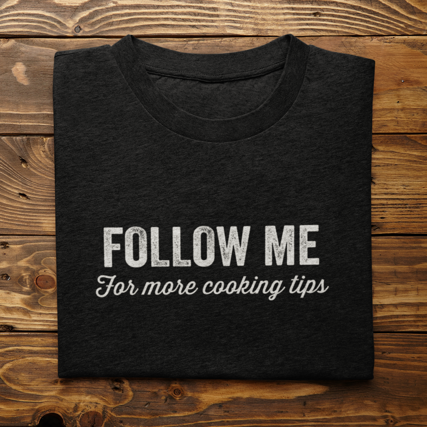 Follow Me for More Cooking Tips Unisex Tee