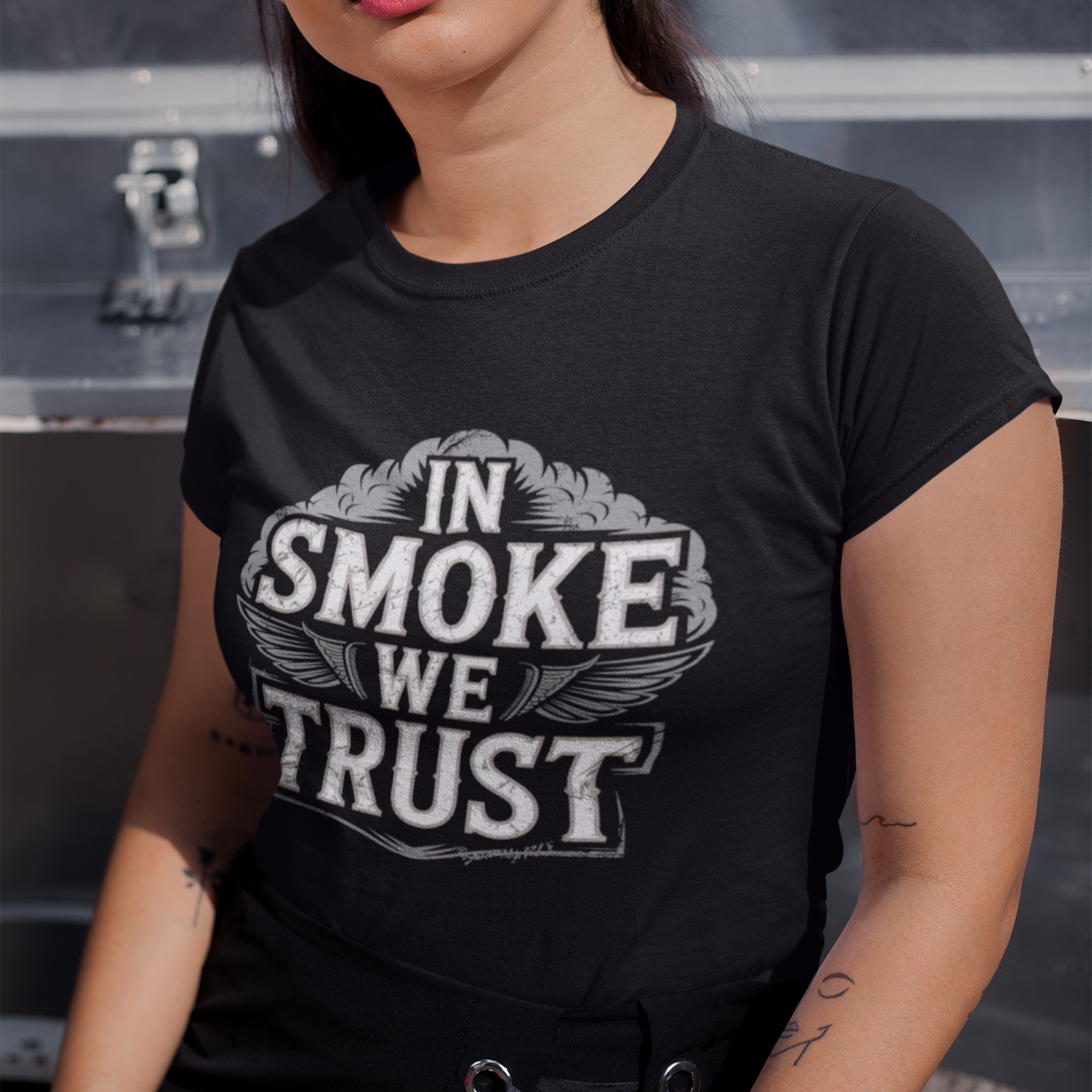 In Smoke We Trust Unisex Tee