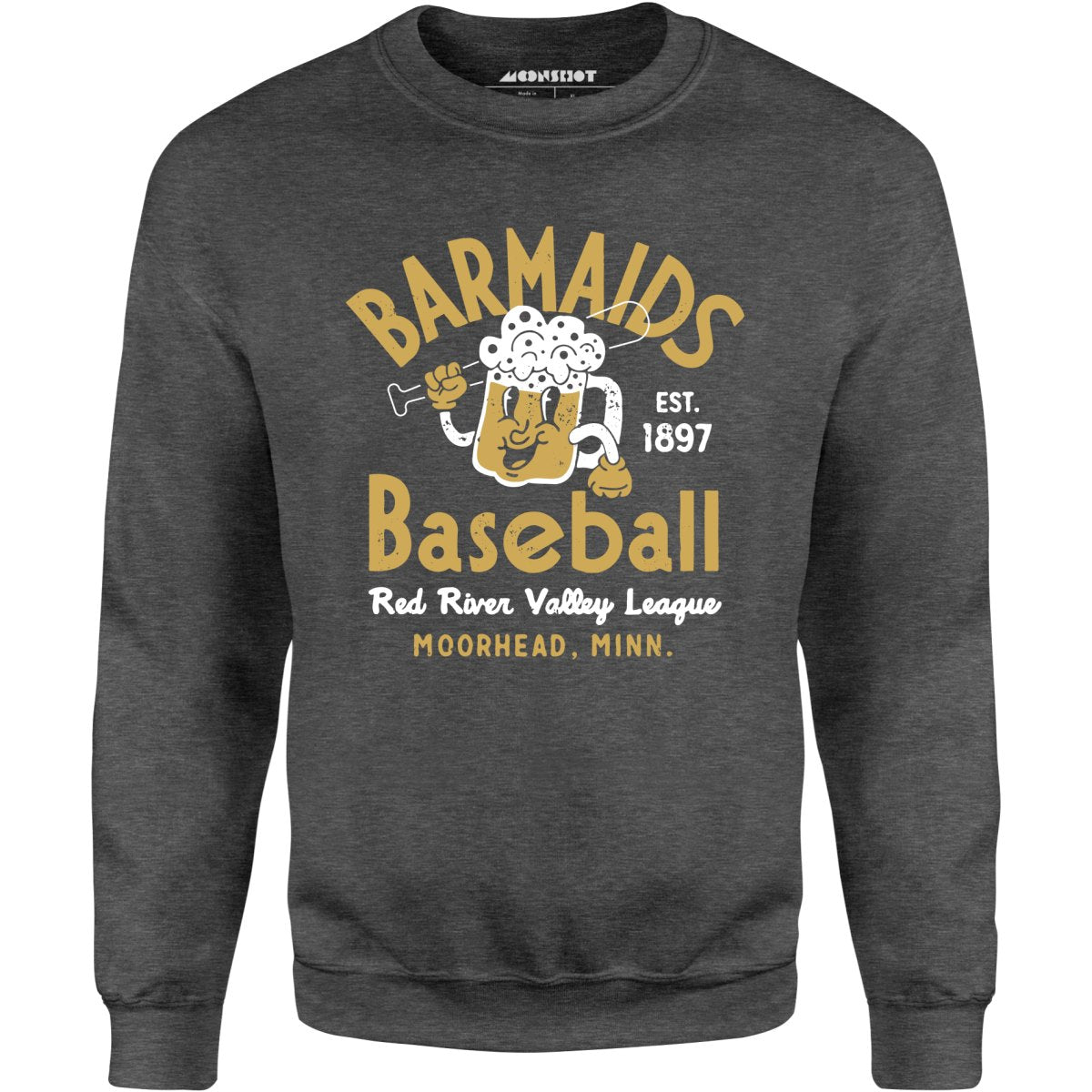 Moorhead Barmaids - Minnesota - Vintage Defunct Baseball Teams - Unisex Sweatshirt