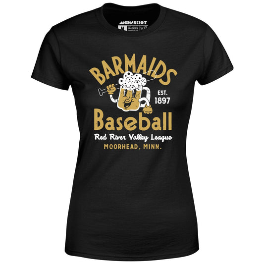Moorhead Barmaids - Minnesota - Vintage Defunct Baseball Teams - Women's T-Shirt