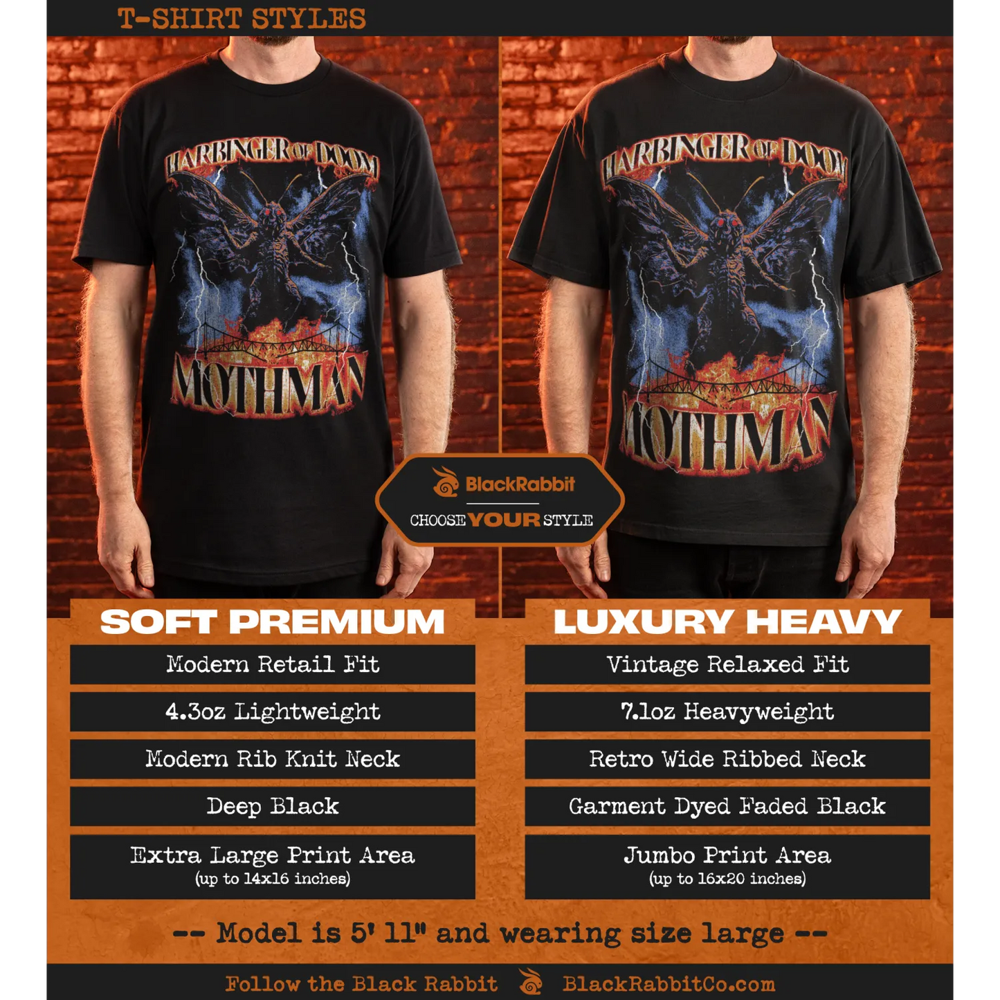 Mothman - Harbinger of Doom Unisex Classic T-Shirt