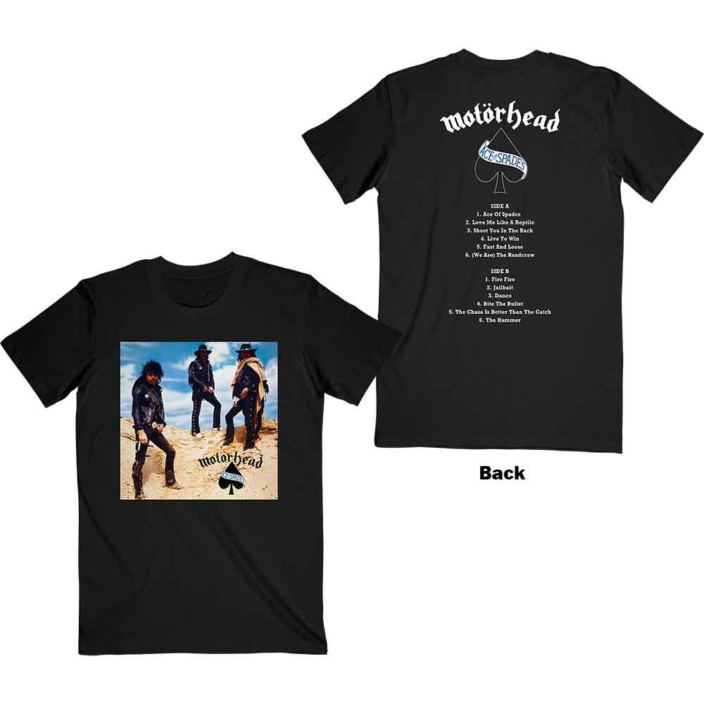 Ace of Spades Track list T Shirt Black