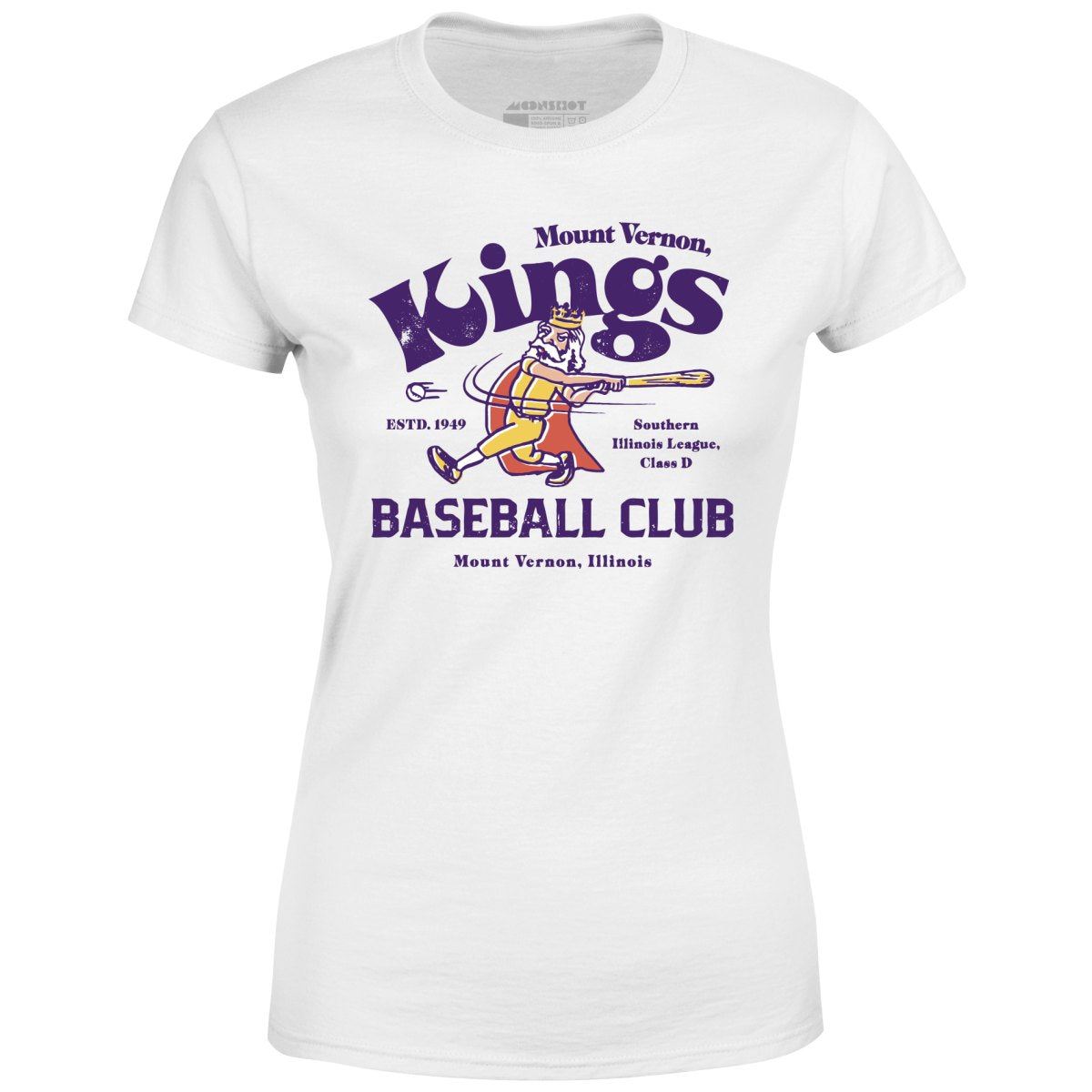 Mount Vernon Kings - Illinois - Vintage Defunct Baseball Teams - Women's T-Shirt