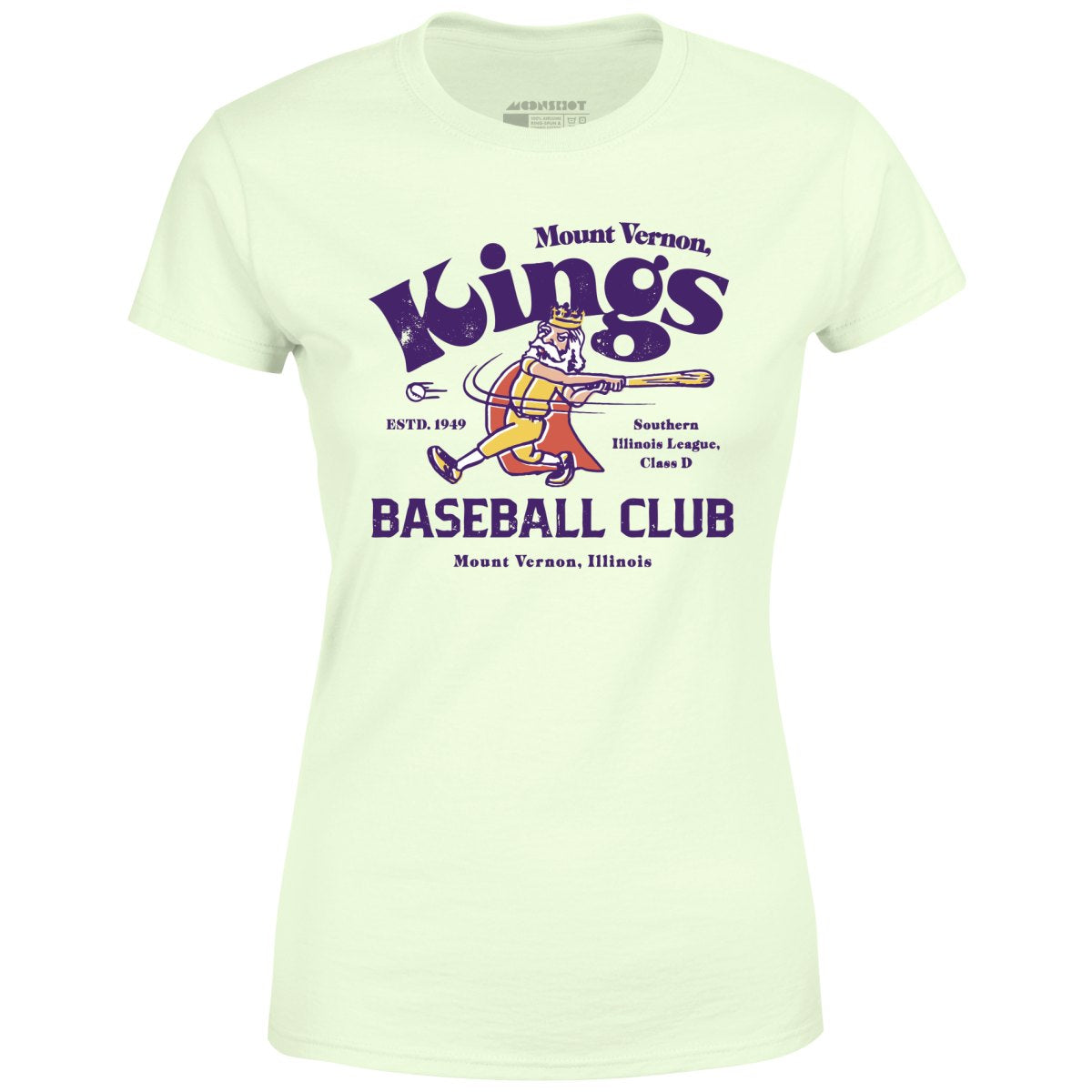 Mount Vernon Kings - Illinois - Vintage Defunct Baseball Teams - Women's T-Shirt