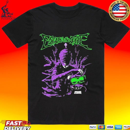 Music Over Matter Escape The Fate X Music Over Matter Collab T-shirt
