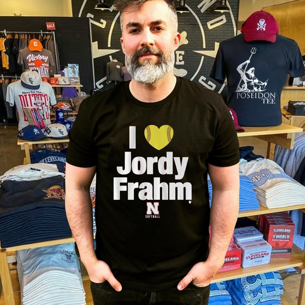 Nebraska Softball I Heart Jordy Frahm T-shirt