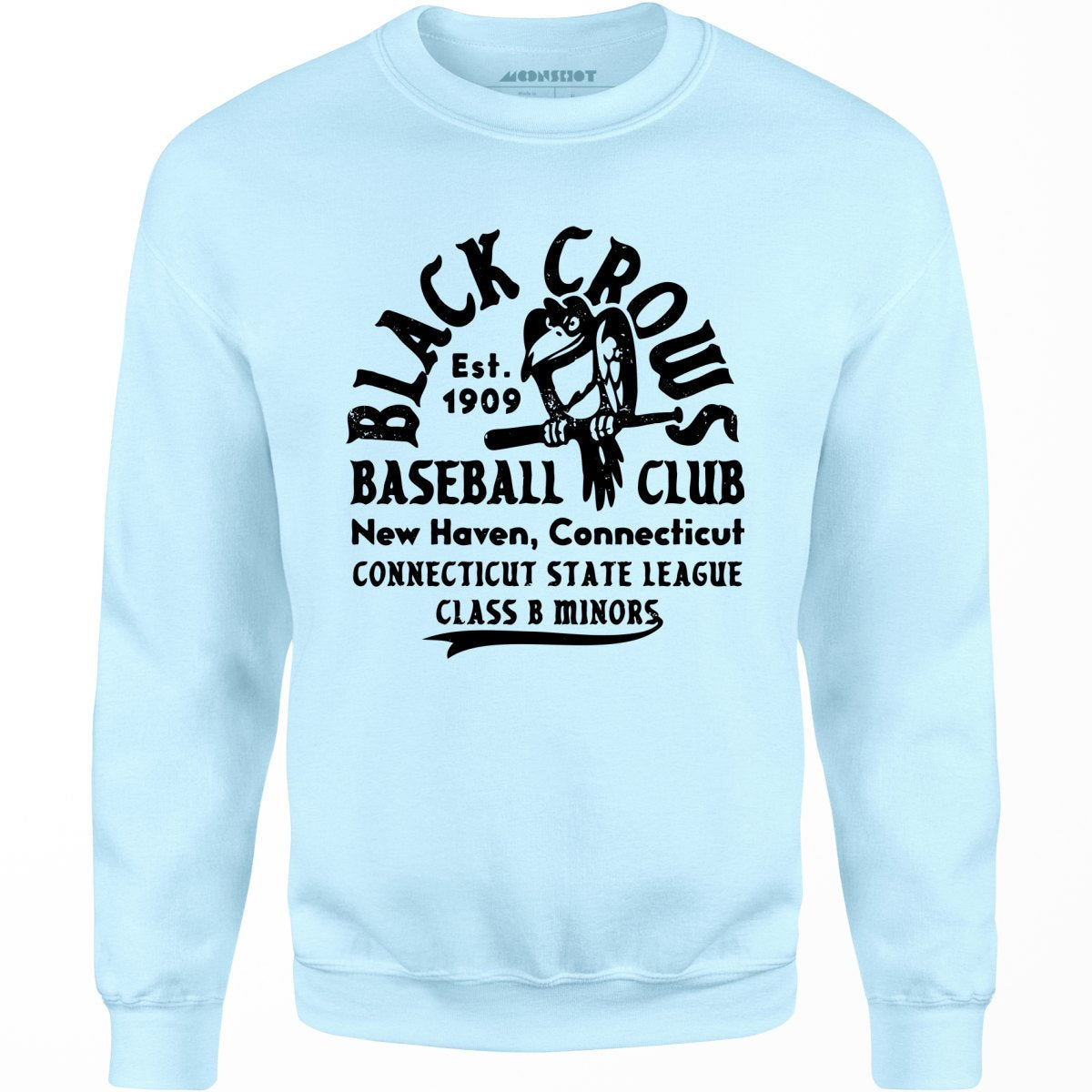 New Haven Black Crows - Connecticut - Vintage Defunct Baseball Teams - Unisex Sweatshirt
