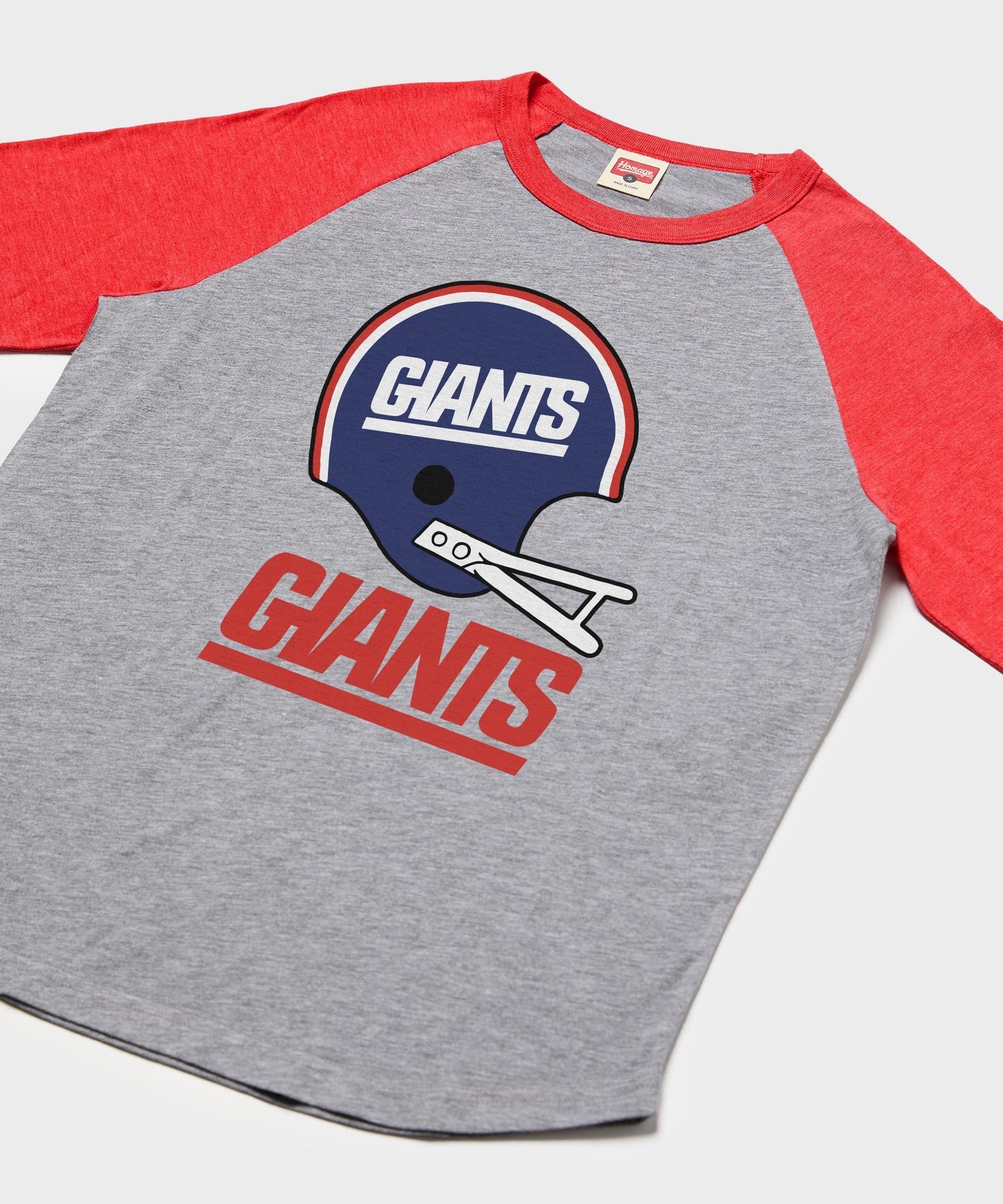 New York Giants Big Helmet Raglan