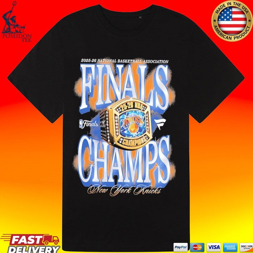 New York Knicks 2026 Nba Finals Champions Ring T-shirt