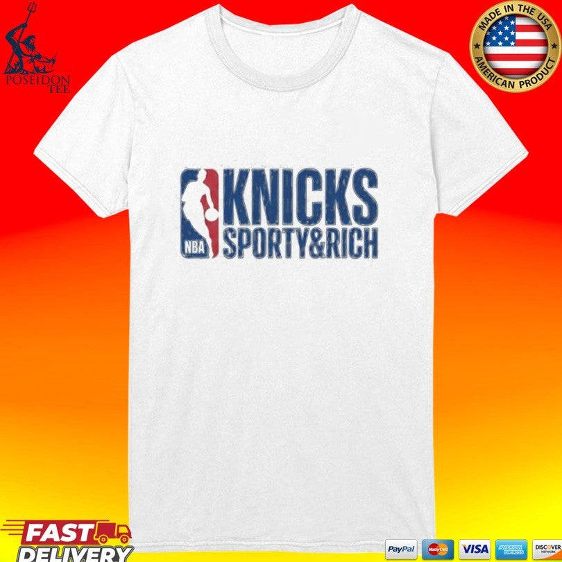 New York Knicks X Sporty And Rich Nba T-shirt