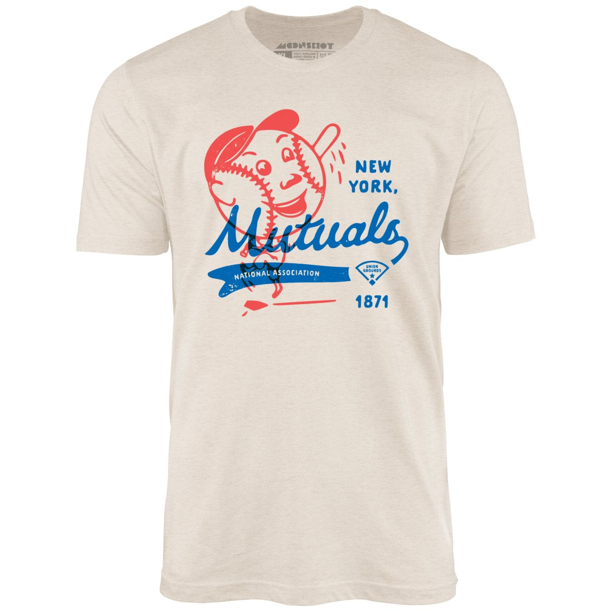 New York Mutuals - Vintage Defunct Baseball Teams - Unisex T-Shirt