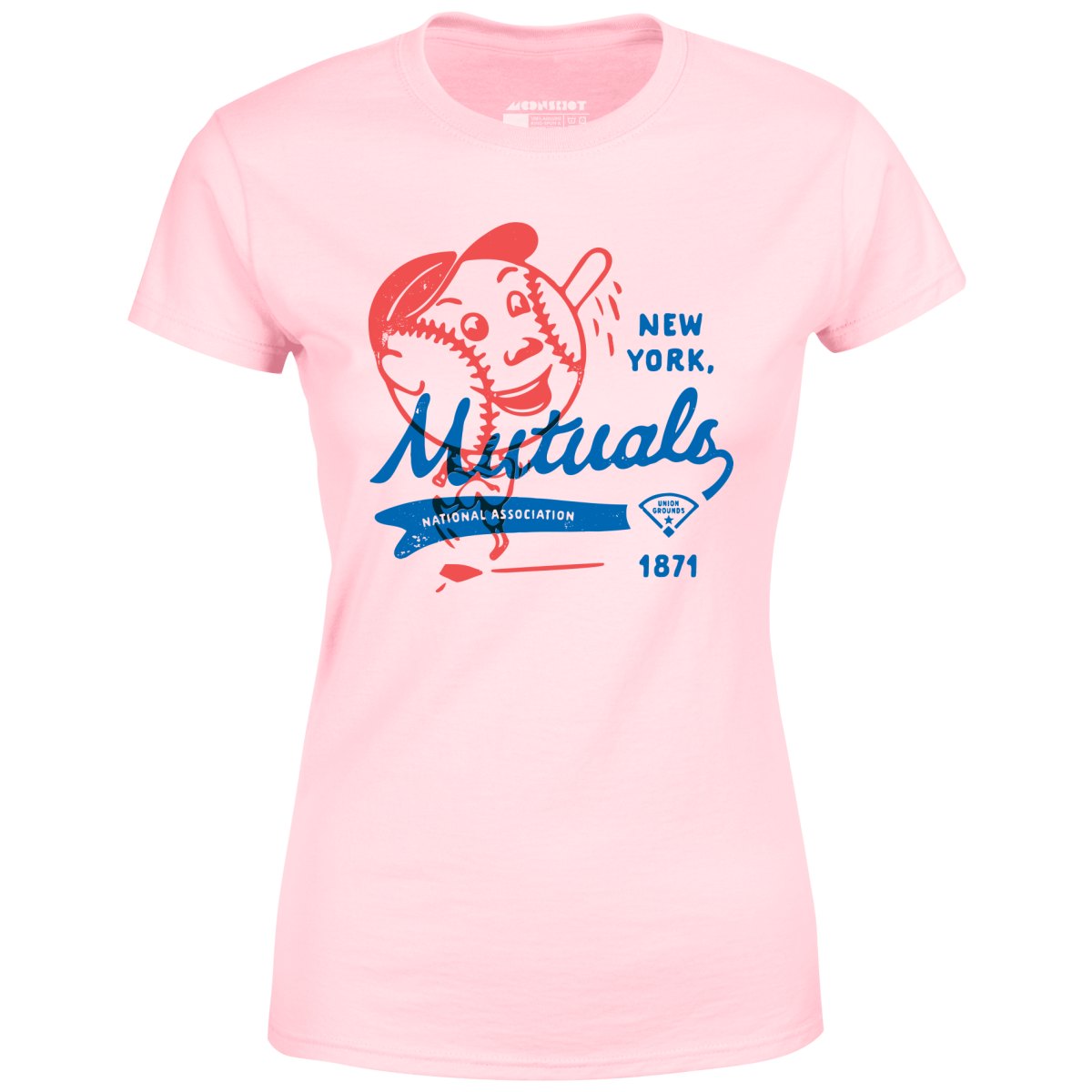 New York Mutuals - Vintage Defunct Baseball Teams - Women's T-Shirt