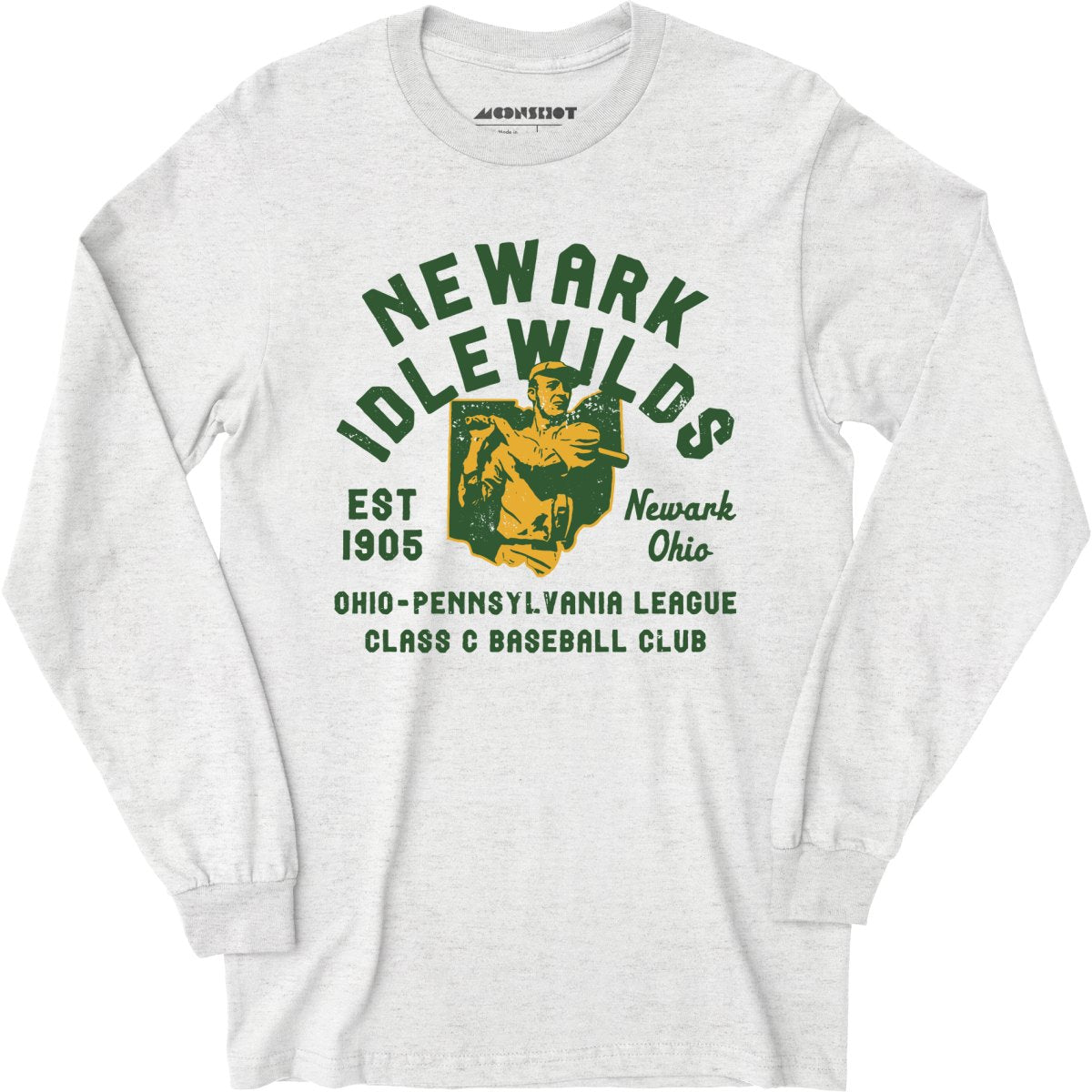 Newark Idlewilds - Ohio - Vintage Defunct Baseball Teams - Long Sleeve T-Shirt