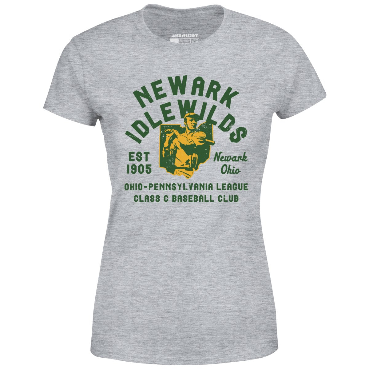 Newark Idlewilds - Ohio - Vintage Defunct Baseball Teams - Women's T-Shirt
