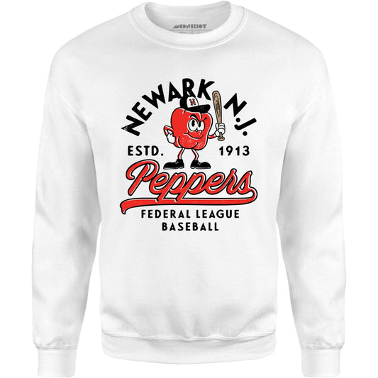 Newark Peppers - New Jersey - Vintage Defunct Baseball Teams - Unisex Sweatshirt