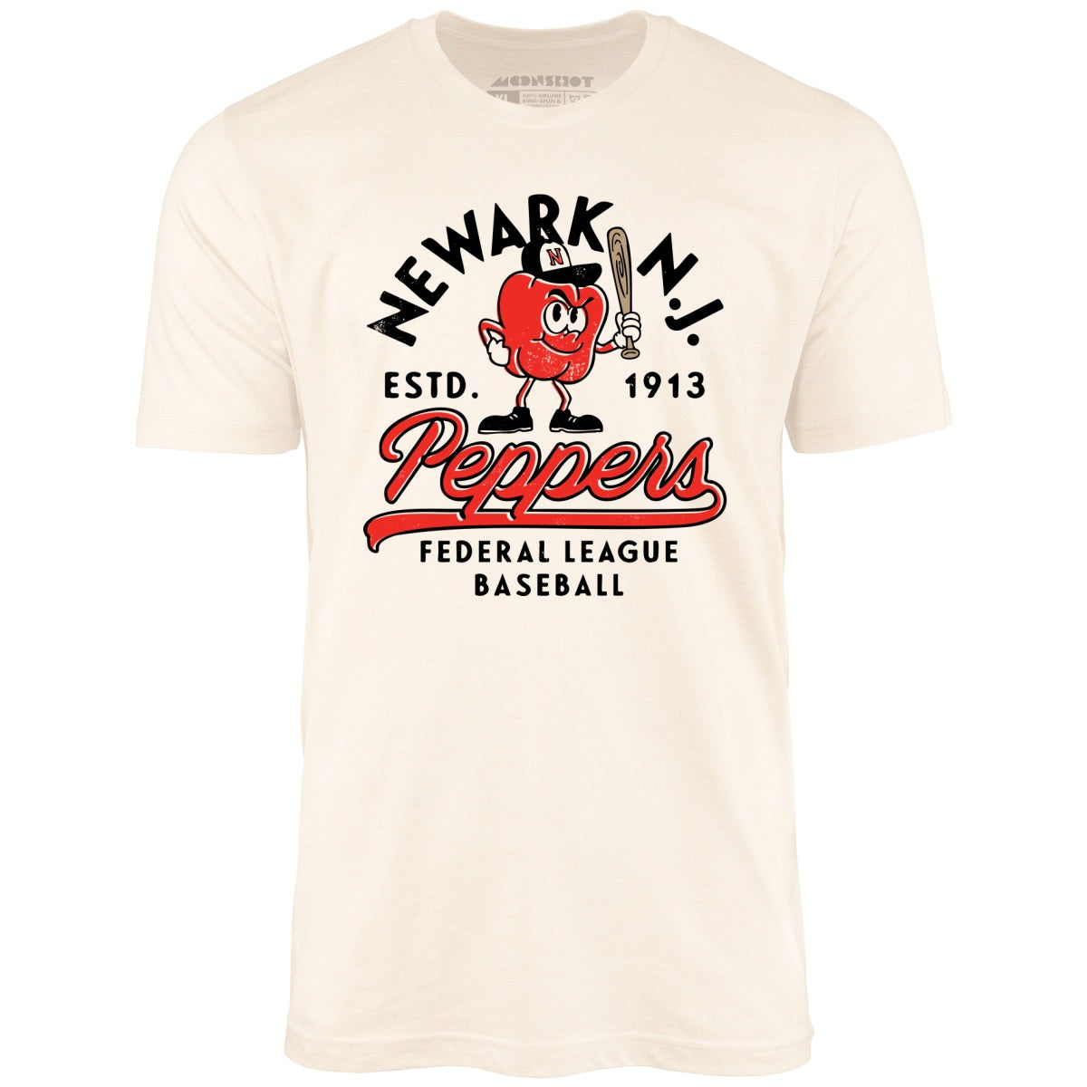 Newark Peppers - New Jersey - Vintage Defunct Baseball Teams - Unisex T-Shirt