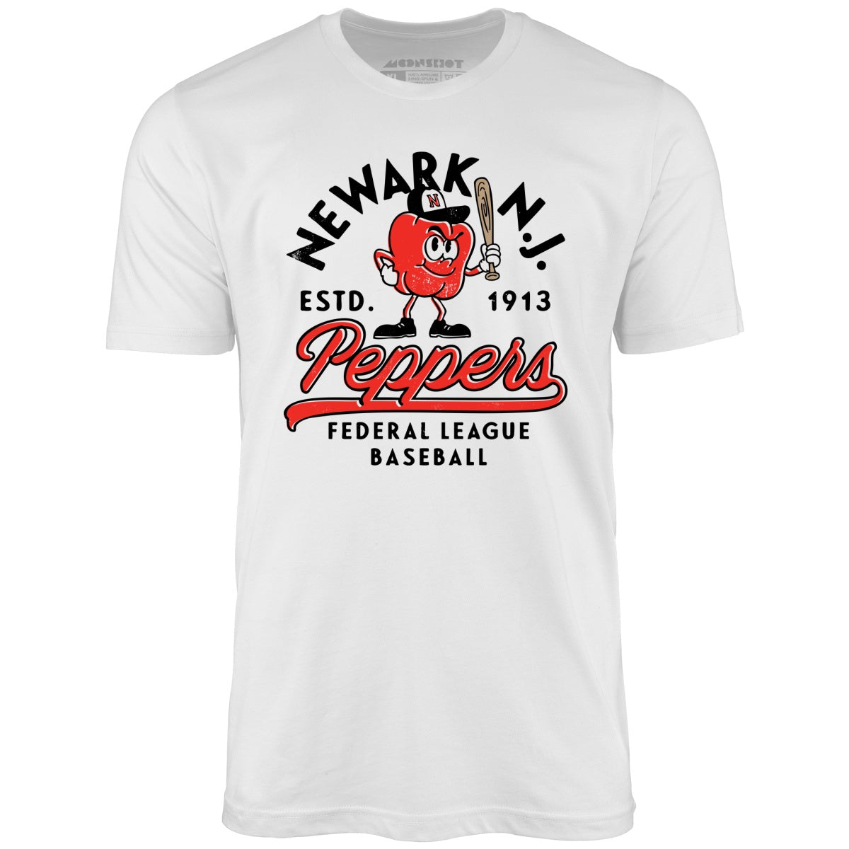 Newark Peppers - New Jersey - Vintage Defunct Baseball Teams - Unisex T-Shirt