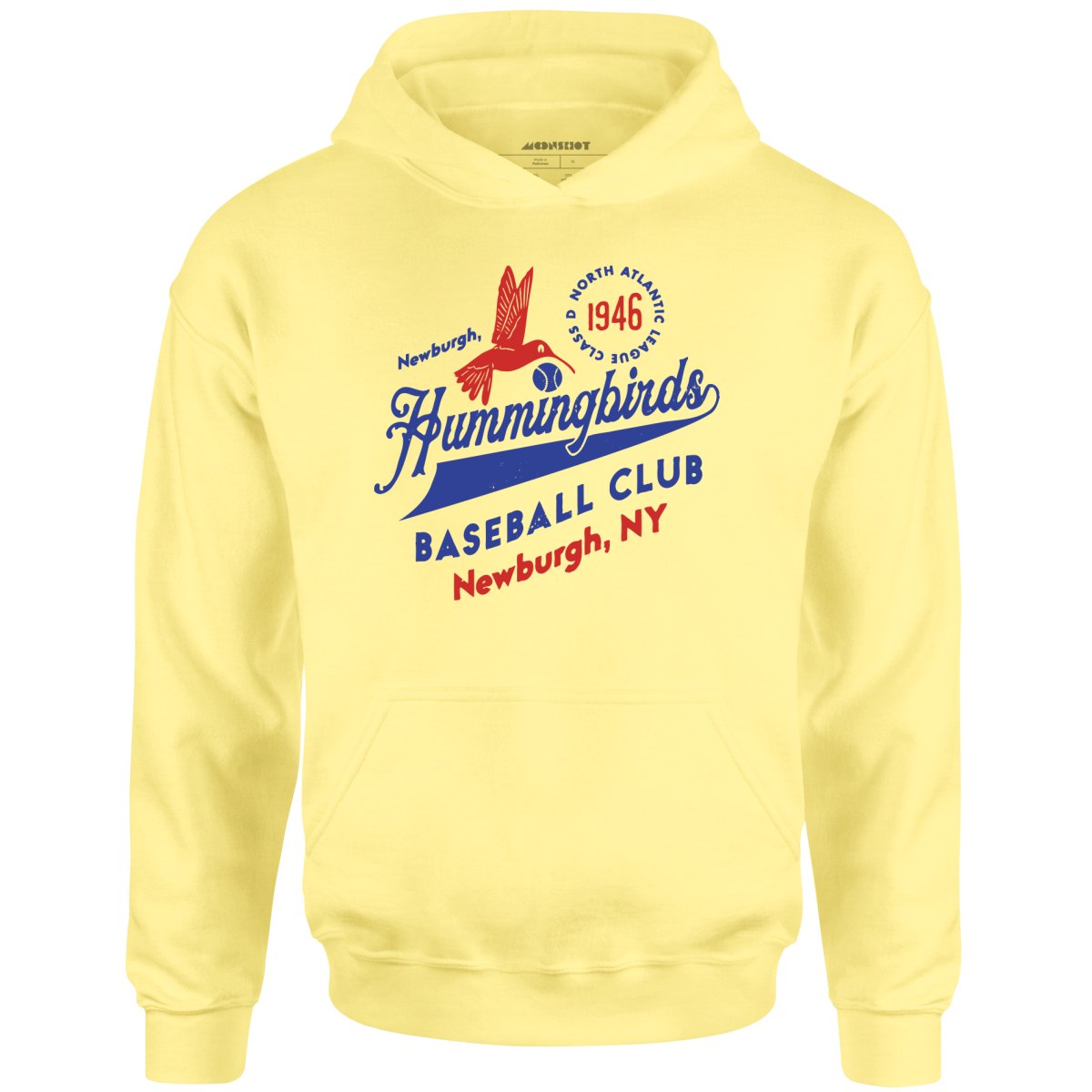 Newburgh Hummingbirds - New York - Vintage Defunct Baseball Teams - Unisex Hoodie