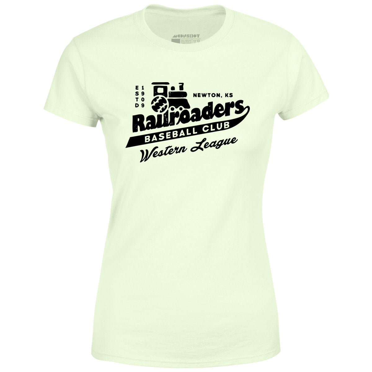 Newton Railroaders - Kansas - Vintage Defunct Baseball Teams - Women's T-Shirt
