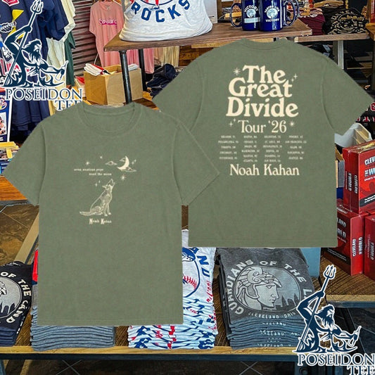 Noah Kahan The Great Divide Tour 26 T-shirt