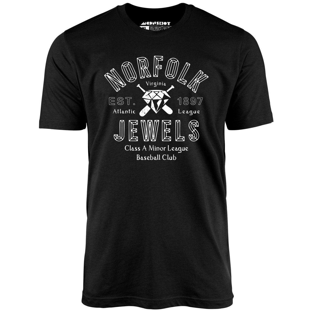 Norfolk Jewels - Virginia - Vintage Defunct Baseball Teams - Unisex T-Shirt