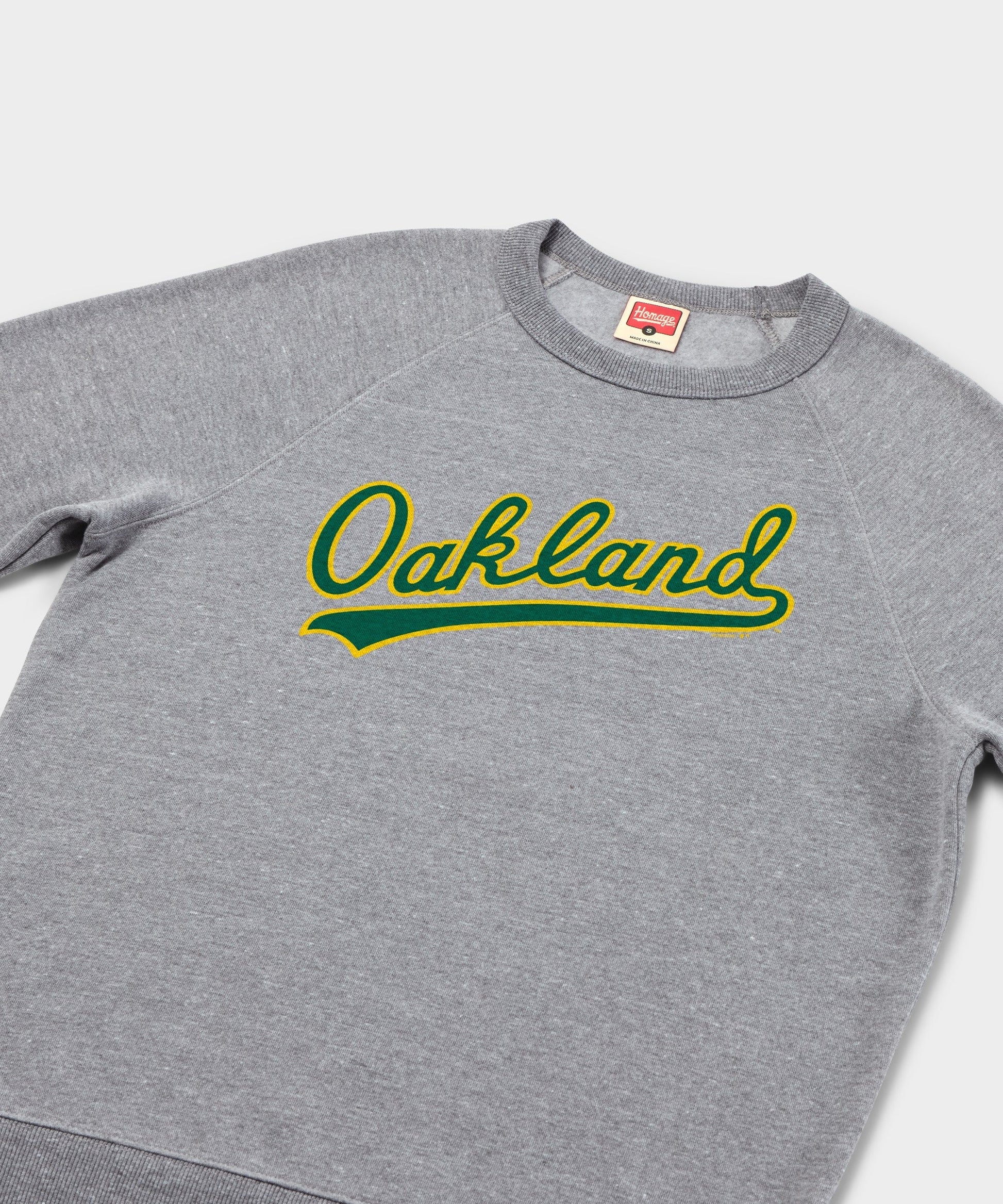 Oakland Athletics Jersey Logo '87 Crewneck