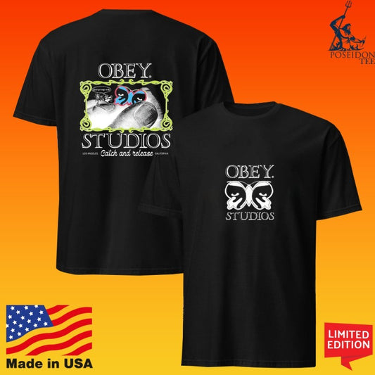 Obey Studios Catch And Release Heavyweight T-shirt