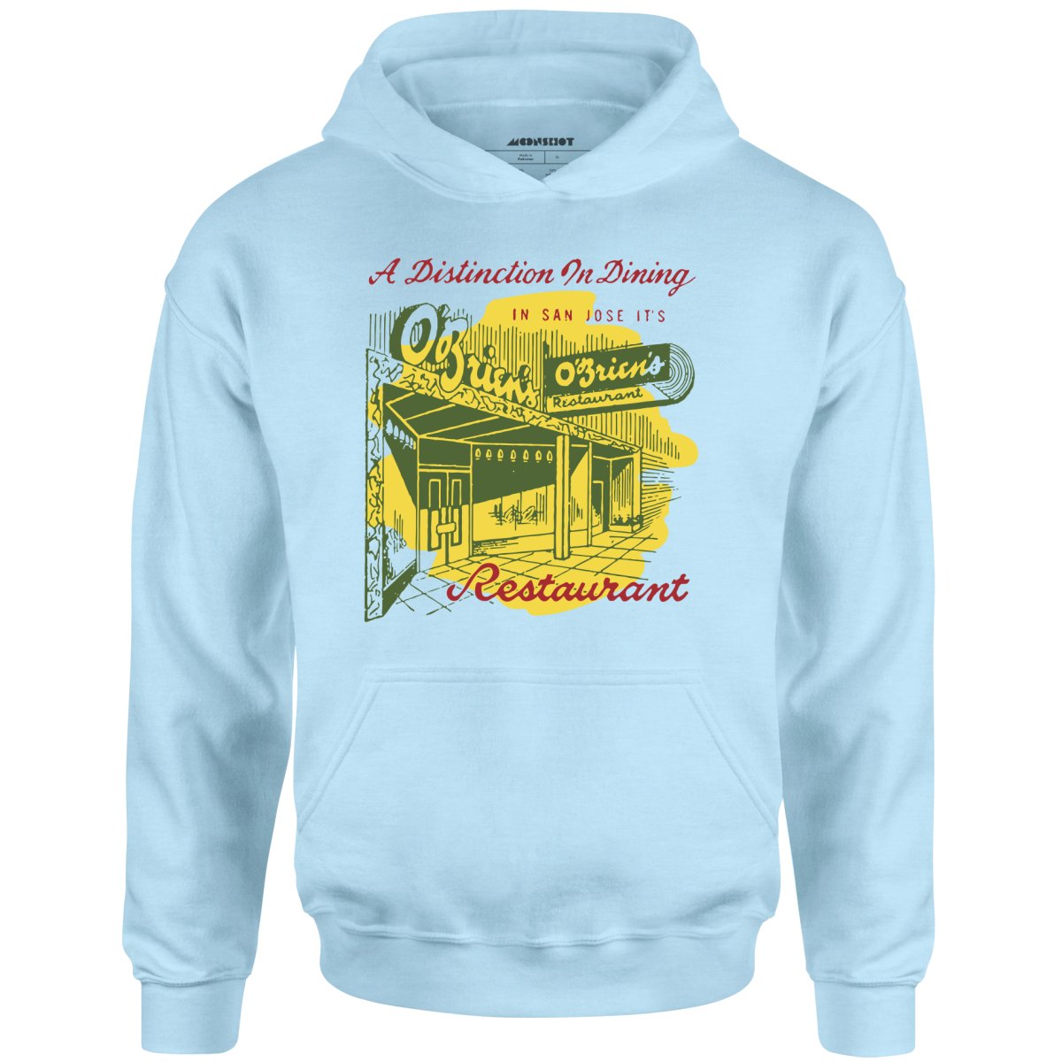 O'Brien's - San Jose, CA - Vintage Restaurant - Unisex Hoodie