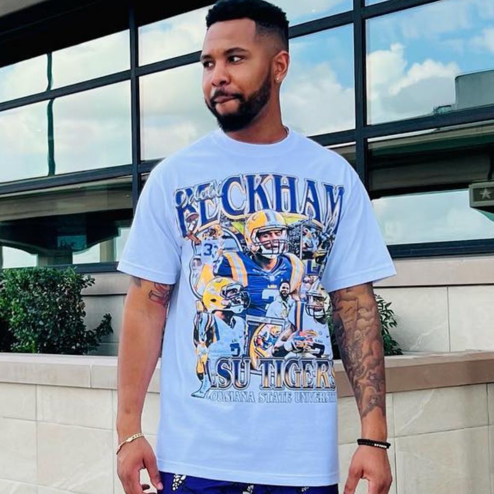 ODELL BECKHAM JR - LSU TEE Style001 - clothing by TeeHivey.com (Image 1)