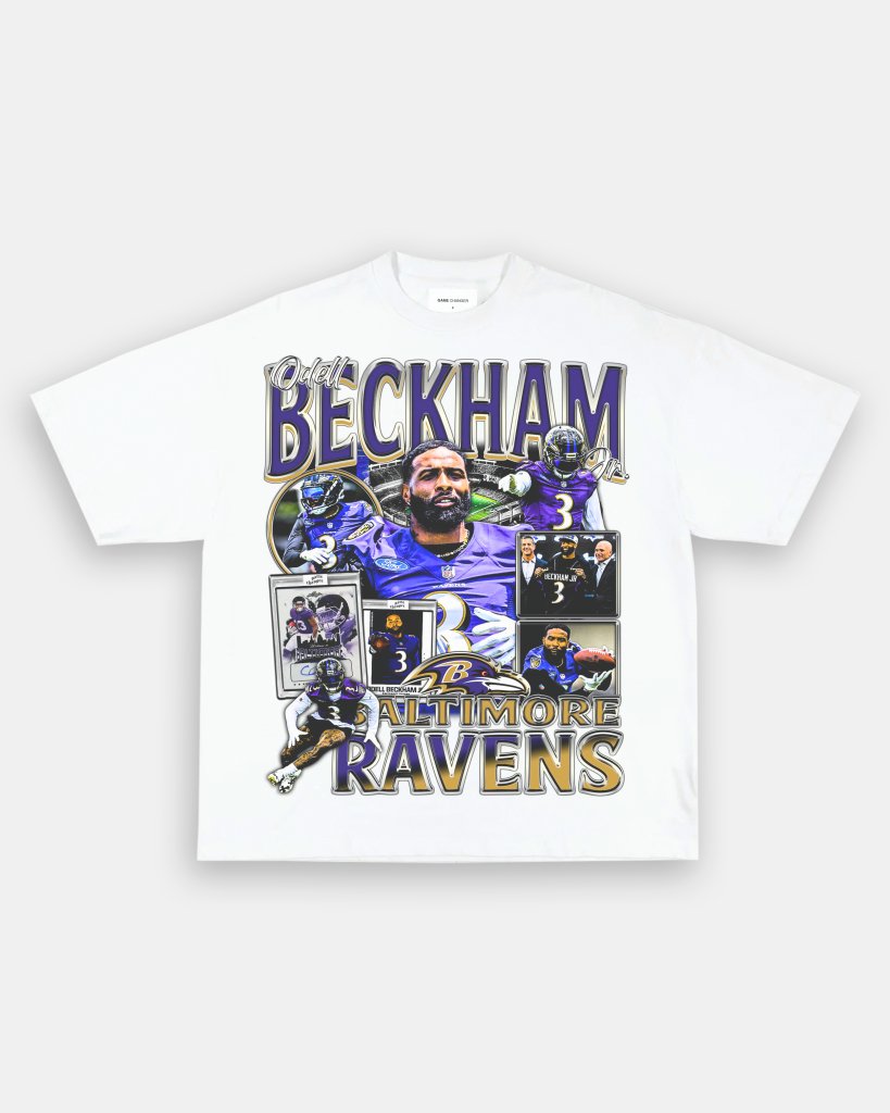 ODELL BECKHAM JR - RAVENS TEE - clothing by TeeHivey.com (Image 4)
