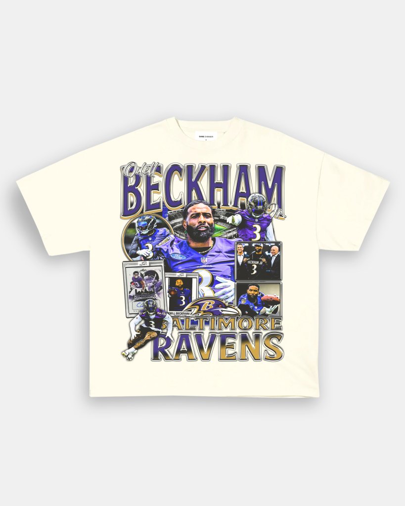 ODELL BECKHAM JR - RAVENS TEE - clothing by TeeHivey.com (Image 2)