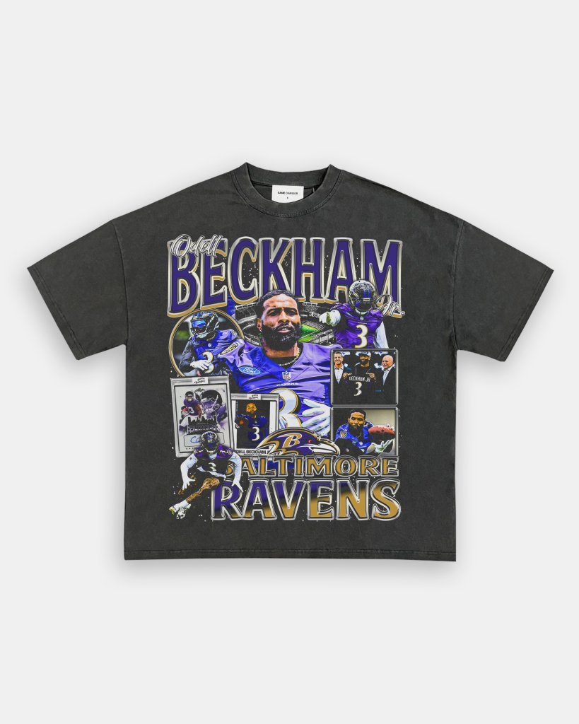 ODELL BECKHAM JR - RAVENS TEE - clothing by TeeHivey.com (Image 3)
