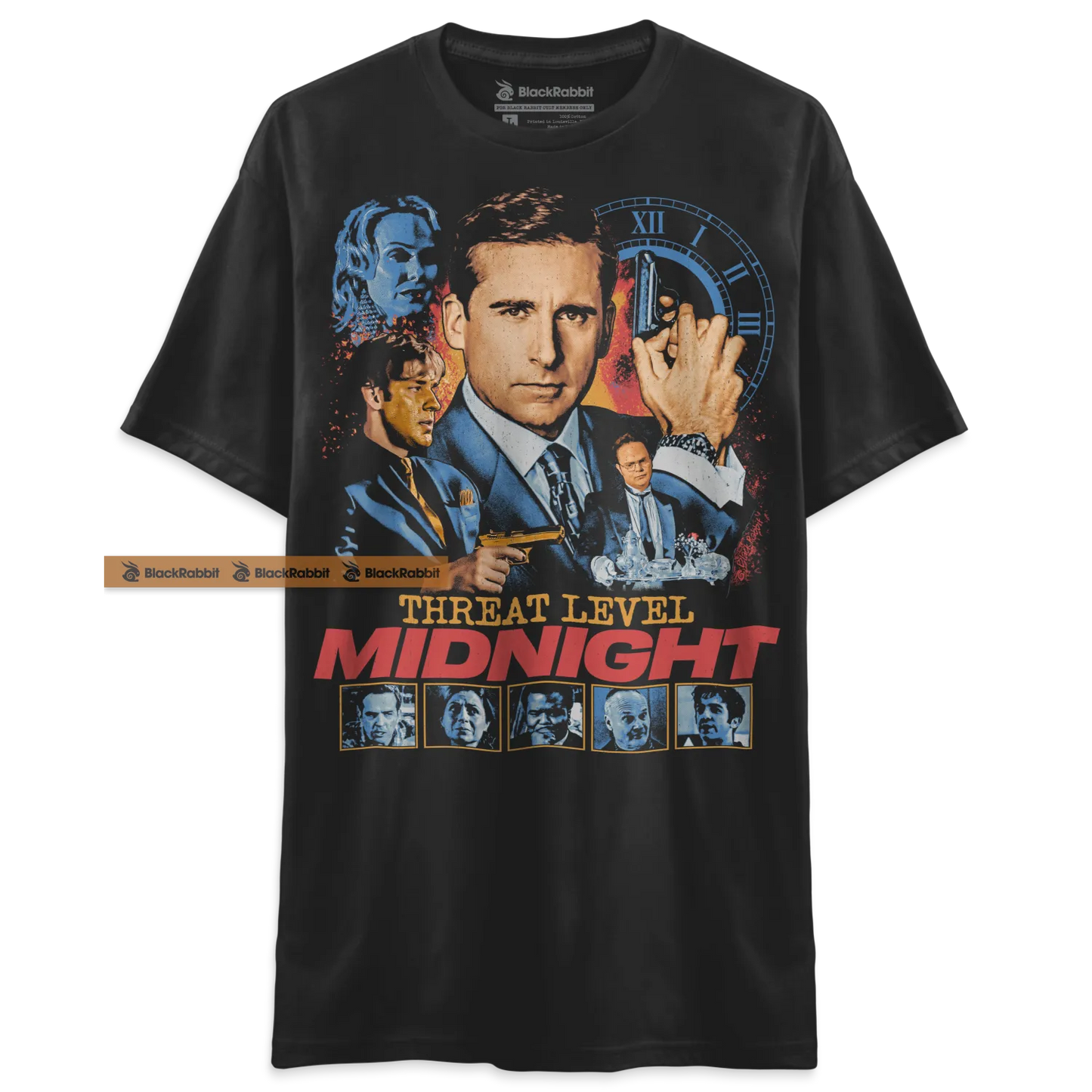 The Office Threat Level Midnight Retro Vintage Unisex Classic T-Shirt
