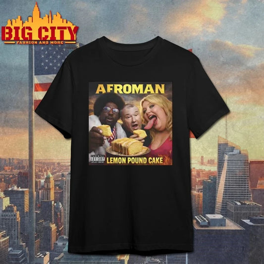 Official Afroman Lemon Pound Cake photo T-shirt