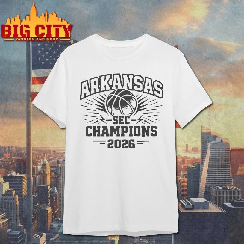 Official Arkansas SEC Championships 2026 logo T-shirt