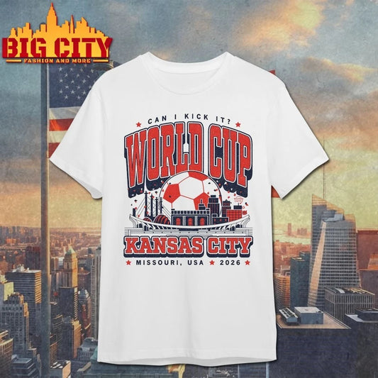 Official Can I kick it World Cup Kansas City Skyline T-shirt