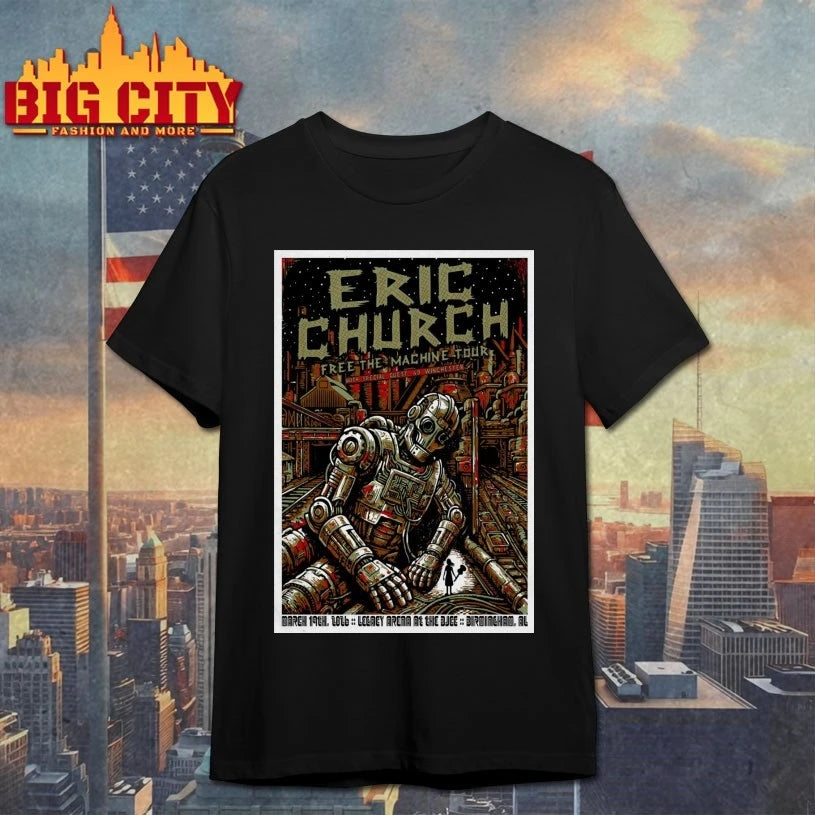 Official Eric Church Alabama Mar 19 2026 Poster T-shirt