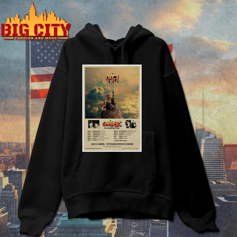 Official Gorillaz Tour March 2026 Poster T-shirt
