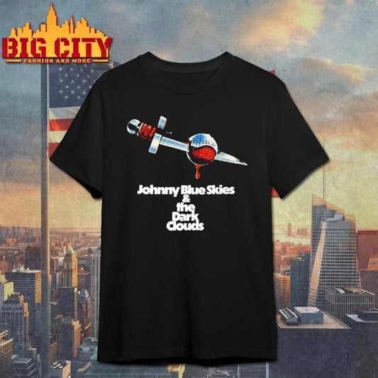 Official Johnny Blue Skies And The Dark Clouds Mutiny After Midnight Album Cover Art T-shirt