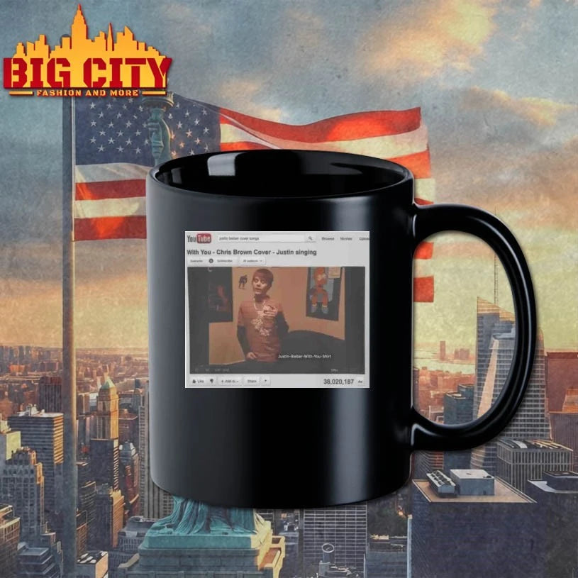 Official Justin Bieber With You Iconic Pop Style T-shirt