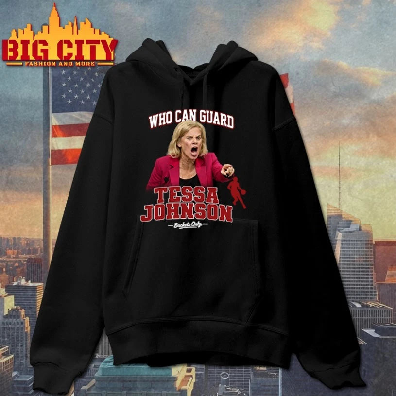 Official Kim Mulkey Who Can Guard Tessa Johnson T-shirt