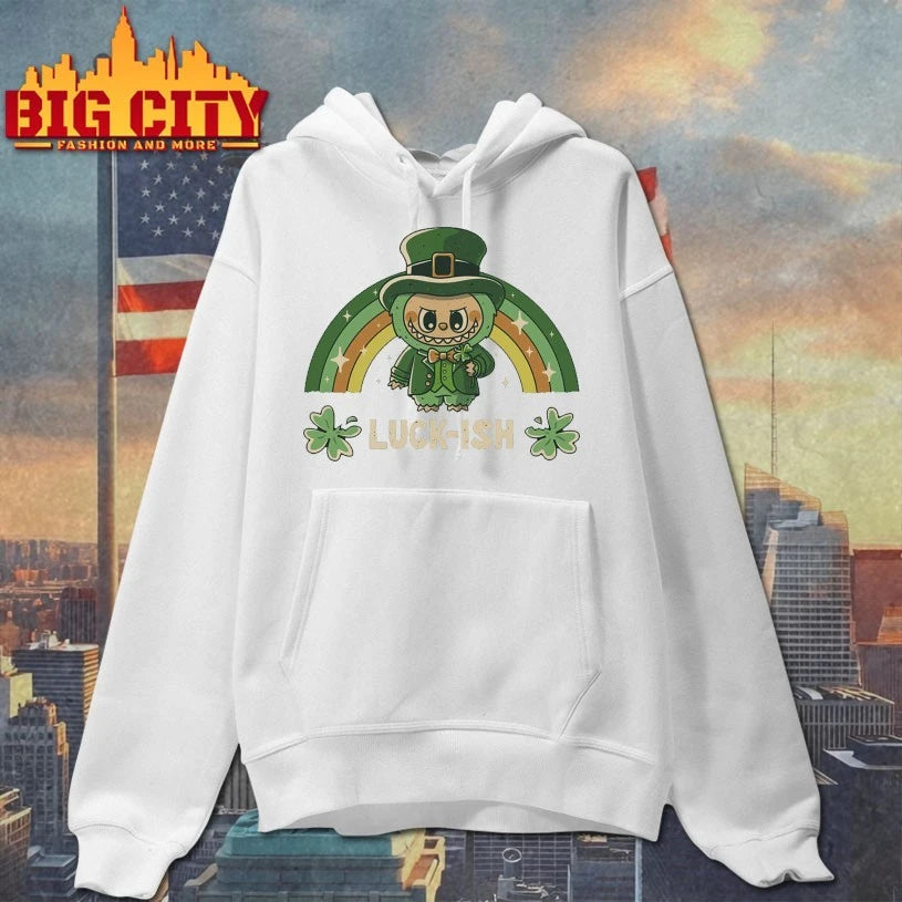 Official Labubu Luckish st patrick day T-shirt
